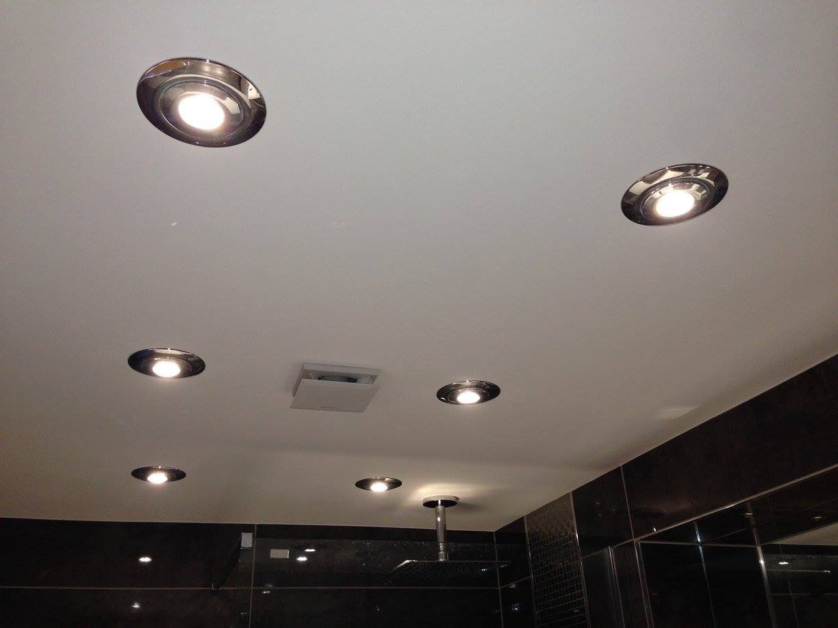 Bathroom ceiling downlights